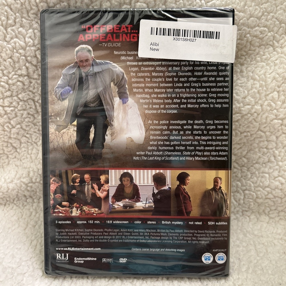Alibi (DVD, 2017) Michael Kitchen, Phyllis Logan, Sophie Okonedo - Picture 2 of 10